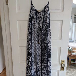 Michael Kors Printed Sleeveless Maxi Dress